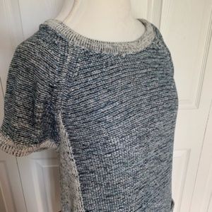 Style & Co women's blue & gray sweater tunic 1X